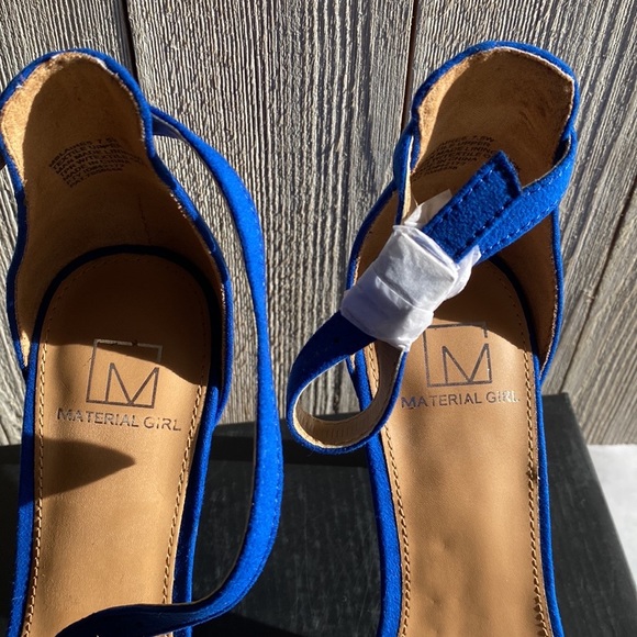 New Material Girl Blaire 5 Cobalt Sandal - Size 7.5W - Picture 7 of 10